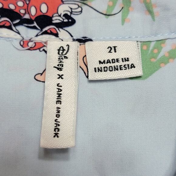 Disney X Jamie & Jack Toddler Button Up Blue Shirt - Size 2T - Picture 4 of 5